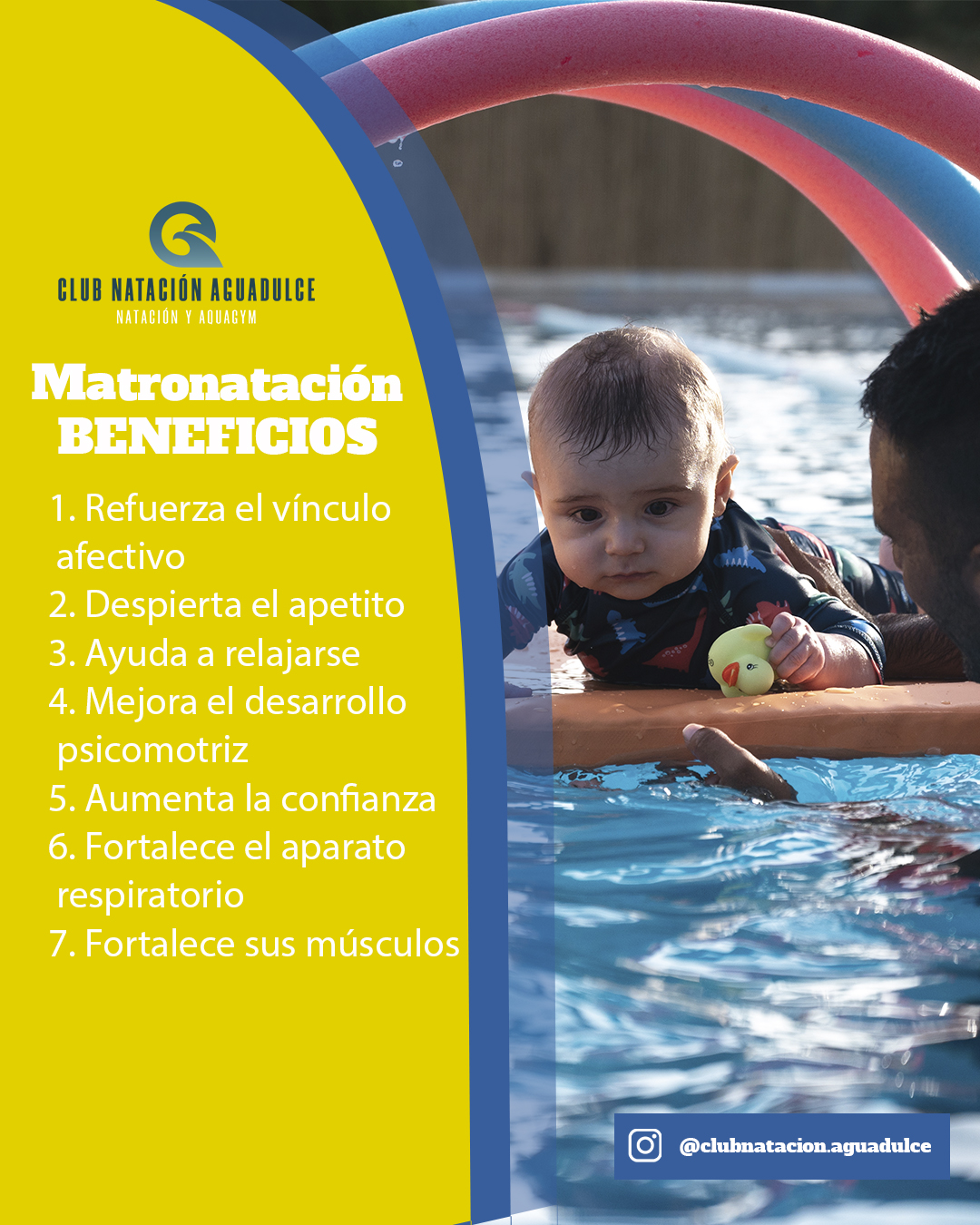 Ejercicios de matronatación